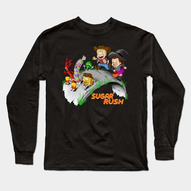 Sugar Rush Long Sleeve T-Shirt by sk8rDan